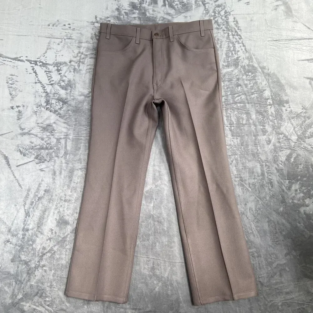 Vintage New Levi's Western Ranch Pants Men's 38x30 Taupe‎ Brown Pants